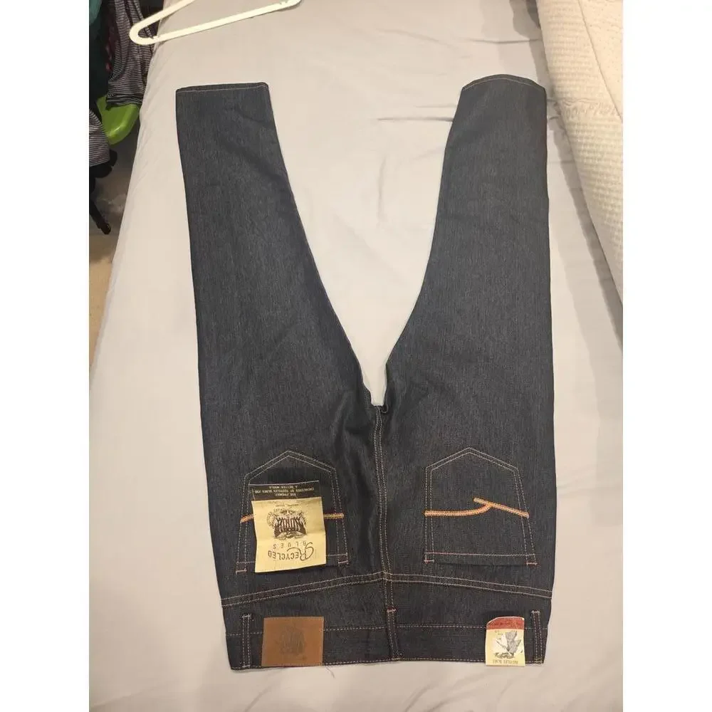 Nwt Recycled Blues Slim Fit Dark Wash Denim Jeans Size 32x32